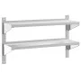 Estante de pared acero inoxidable plateado 100x30x60 cm von , Regale und Regale - Ref: Foro24-30310, Preis: 68,15 €, Rabatt: %