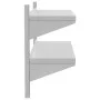 Estante de pared acero inoxidable plateado 100x30x60 cm von , Regale und Regale - Ref: Foro24-30310, Preis: 68,15 €, Rabatt: %