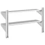 Estante de pared acero inoxidable plateado 100x30x60 cm von , Regale und Regale - Ref: Foro24-30310, Preis: 68,15 €, Rabatt: %