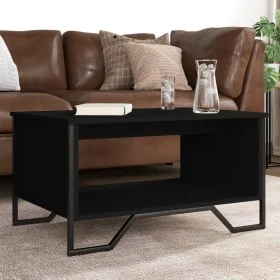 Mesa de centro madera de ingeniería negra 75x51x40 cm von , Couchtisch - Ref: Foro24-848484, Preis: 50,61 €, Rabatt: %
