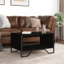 Mesa de centro madera de ingeniería negra 75x51x40 cm von , Couchtisch - Ref: Foro24-848484, Preis: 51,39 €, Rabatt: %