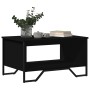 Mesa de centro madera de ingeniería negra 75x51x40 cm von , Couchtisch - Ref: Foro24-848484, Preis: 51,39 €, Rabatt: %