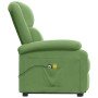 Sillón de masaje elevable terciopelo verde claro