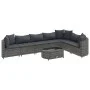 Set de sofás de jardín y cojines 8 piezas ratán sintético gris by , Garden sets - Ref: Foro24-3308386, Price: 516,20 €, Disco...