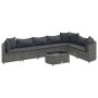 Set de sofás de jardín y cojines 8 piezas ratán sintético gris by , Garden sets - Ref: Foro24-3308386, Price: 541,26 €, Disco...
