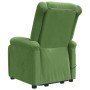 Sillón de masaje elevable terciopelo verde claro