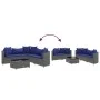 Gartenmöbel-Set, 6-teilig, mit grauen Polstern aus synthetischem Rattan. von , Gartensets - Ref: Foro24-3308399, Preis: 379,2...