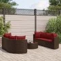 Juego de sofás de jardín 7 piezas con cojines ratán PE marrón de , Conjuntos de jardín - Ref: Foro24-3308437, Precio: 454,80 ...
