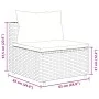 Set de sofás de jardín 4 pzas y cojines ratán sintético gris by , Garden sets - Ref: Foro24-3308367, Price: 247,06 €, Discoun...