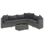 Set de sofás de jardín 7 pzas con cojines ratán sintético gris by , Garden sets - Ref: Foro24-3308378, Price: 459,06 €, Disco...