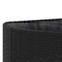 Set de sofás de jardín 7 pzas con cojines ratán sintético negro by , Garden sets - Ref: Foro24-3308435, Price: 527,97 €, Disc...