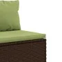 Set de sofás de jardín 10 pzas y cojines ratán sintético marrón by , Garden sets - Ref: Foro24-3308414, Price: 794,39 €, Disc...