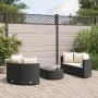 Gartenmöbel-Set 5-teilig mit schwarzen Polstern aus synthetischem Rattan von , Gartensets - Ref: Foro24-3308440, Preis: 344,4...