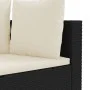 Gartenmöbel-Set 5-teilig mit schwarzen Polstern aus synthetischem Rattan von , Gartensets - Ref: Foro24-3308440, Preis: 344,4...