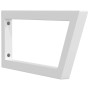 Waschbeckenregalstützen, 2 Stück, Trapezform, weißer Stahl von , Stützen und Querstangen - Ref: Foro24-4007280, Preis: 32,67 ...