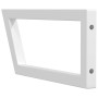 Soportes estante de lavabo 2 unidades trapecio acero blanco by , Supports and crossbars - Ref: Foro24-4007280, Price: 32,67 €...