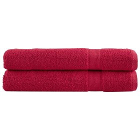 Toallas premium SOLUND 2 unidades rojo 100x200 cm 600 gsm by , Towels - Ref: Foro24-137413, Price: 58,35 €, Discount: %