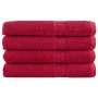 Saunatücher SOLUND 4 Stück rot 80x200 cm 600 g/m² von , Handtücher - Ref: Foro24-137411, Preis: 75,33 €, Rabatt: %