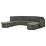 Set de muebles de jardín 4 pzas y cojines ratán sintético gris von vidaXL, Gartensets - Ref: Foro24-312176, Preis: 703,59 €, ...