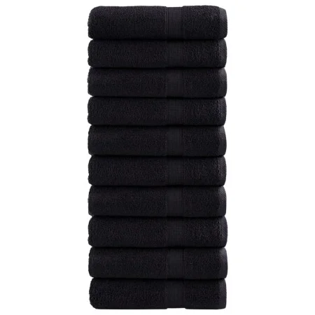 Duschhandtücher SOLUND 10 Stück schwarz 70x140 cm 600 g/m² von , Handtücher - Ref: Foro24-137430, Preis: 122,11 €, Rabatt: %