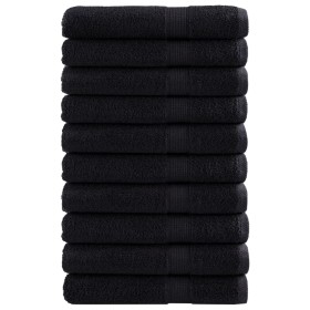 Toallas premium SOLUND 10 unidades negro 100x200 cm 600 gsm by , Towels - Ref: Foro24-137439, Price: 244,42 €, Discount: %