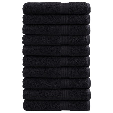 Premium-Handtücher SOLUND, 10 Stück, schwarz, 100x200 cm, 600 g/m². von , Handtücher - Ref: Foro24-137439, Preis: 245,97 €, R...