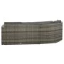 Set de muebles de jardín 4 pzas y cojines ratán sintético gris von vidaXL, Gartensets - Ref: Foro24-312176, Preis: 703,59 €, ...