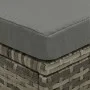 Set de muebles de jardín 4 pzas y cojines ratán sintético gris von vidaXL, Gartensets - Ref: Foro24-312176, Preis: 703,59 €, ...