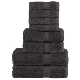 Juego de toallas premium SOLUND 8 unidades antracita 600 gsm by , Towels - Ref: Foro24-137537, Price: 56,12 €, Discount: %