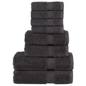 Premium-Handtuchset SOLUND, 8-teilig, Anthrazit, 600 g/m². von , Handtücher - Ref: Foro24-137537, Preis: 55,22 €, Rabatt: %