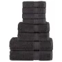 Juego de toallas premium SOLUND 8 unidades antracita 600 gsm by , Towels - Ref: Foro24-137537, Price: 54,97 €, Discount: %