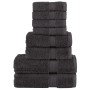 Premium-Handtuchset SOLUND, 8-teilig, Anthrazit, 600 g/m². von , Handtücher - Ref: Foro24-137537, Preis: 56,12 €, Rabatt: %