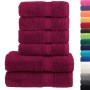 Premium-Handtuchset SOLUND, 6-teilig, Bordeaux, 600 g/m². von , Handtücher - Ref: Foro24-137556, Preis: 59,14 €, Rabatt: %