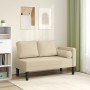 Sofá diván con cojines tela crema by , Daybeds - Ref: Foro24-4007584, Price: 169,73 €, Discount: %