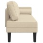 Sofá diván con cojines tela crema by , Daybeds - Ref: Foro24-4007584, Price: 169,73 €, Discount: %