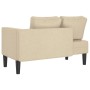 Sofá diván con cojines tela crema by , Daybeds - Ref: Foro24-4007584, Price: 169,73 €, Discount: %