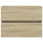 Waschbeckenunterschrank aus Eichen-Sonoma-Sperrholz 60x38,5x45 cm von , Badezimmermöbel - Ref: Foro24-849636, Preis: 46,19 €,...