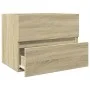 Waschbeckenunterschrank aus Eichen-Sonoma-Sperrholz 60x38,5x45 cm von , Badezimmermöbel - Ref: Foro24-849636, Preis: 44,94 €,...