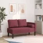 Sofá diván con cojines tela rojo tinto by , Daybeds - Ref: Foro24-4007586, Price: 167,67 €, Discount: %