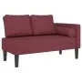 Sofá diván con cojines tela rojo tinto by , Daybeds - Ref: Foro24-4007586, Price: 167,67 €, Discount: %