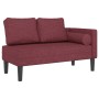 Sofá diván con cojines tela rojo tinto by , Daybeds - Ref: Foro24-4007586, Price: 169,73 €, Discount: %