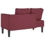 Sofá diván con cojines tela rojo tinto by , Daybeds - Ref: Foro24-4007586, Price: 167,67 €, Discount: %