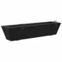 Jardineras con ganchos 2 unidades ratán sintético negro by , Pots and planters - Ref: Foro24-366404, Price: 80,54 €, Discount: %