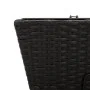 Blumenkästen mit Haken, 2 Stück, schwarzes Kunststoff-Rattan. von , Töpfe und Pflanzgefäße - Ref: Foro24-366404, Preis: 82,90...