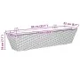 Blumenkästen mit Haken, 2 Stück, schwarzes Kunststoff-Rattan. von , Töpfe und Pflanzgefäße - Ref: Foro24-366404, Preis: 82,90...