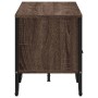 Mueble de TV madera de ingeniería marrón roble 122x34x41 cm by , TV Furniture - Ref: Foro24-848583, Price: 73,08 €, Discount: %