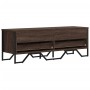 TV-Möbel aus braunem Eichenfurnierholz, 122x34x41 cm. von , TV-Möbel - Ref: Foro24-848583, Preis: 73,08 €, Rabatt: %