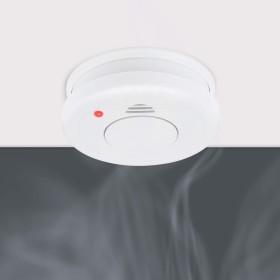 Smartwares Detectores de humo 2 uds blanco 10,6x10