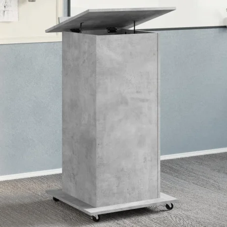 Ein Rollenständer mit Schublade aus Holz, Ingenieurholz 55x55x107cm. von , Schreibtische - Ref: Foro24-848027, Preis: 109,14 ...