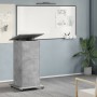 Atril con ruedas y cajón madera ingeniería hormigón 55x55x107cm by , Desks - Ref: Foro24-848027, Price: 107,28 €, Discount: %
